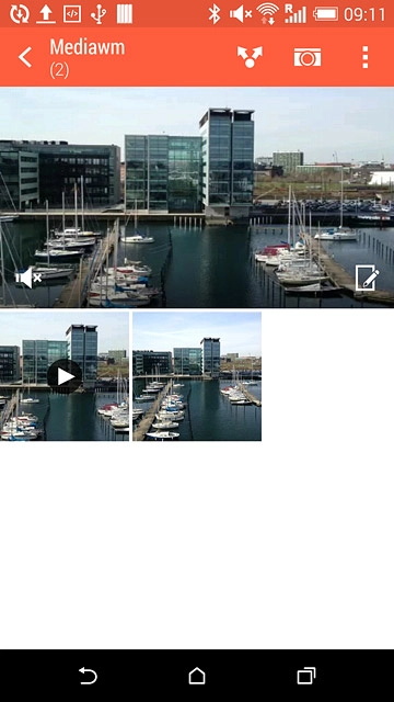 Press the home icon to return to the home screen.