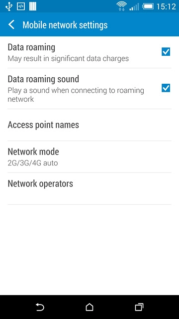 Press the home icon to return to the home screen.