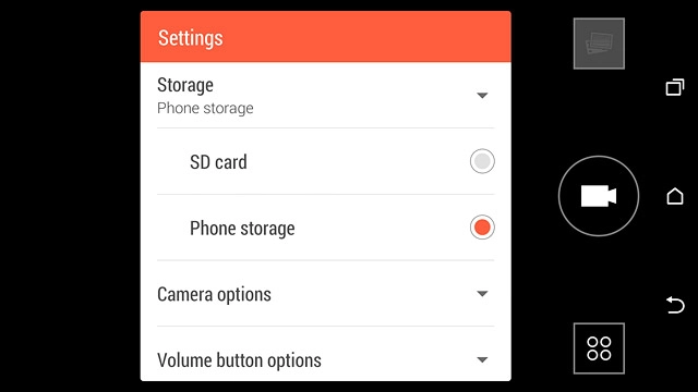 Press SD card or Phone storage.