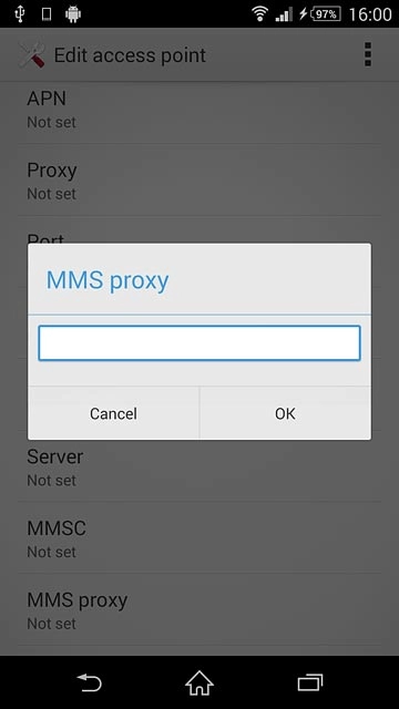 Key in 10.202.002.060 and press OK.