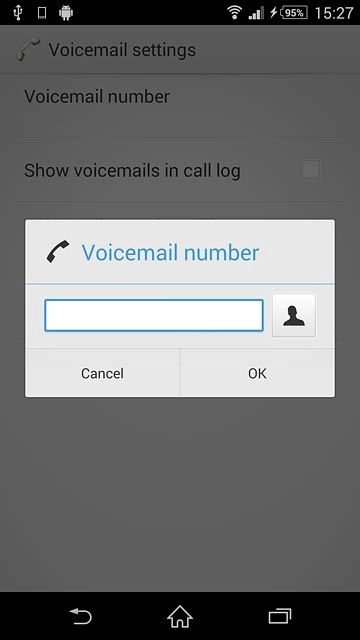Key in +61414121121 and press OK.