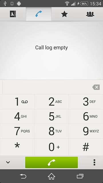 Press and hold 1 to call voicemail.
