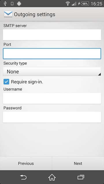 Press Require sign-in until the function is turned on or off.
