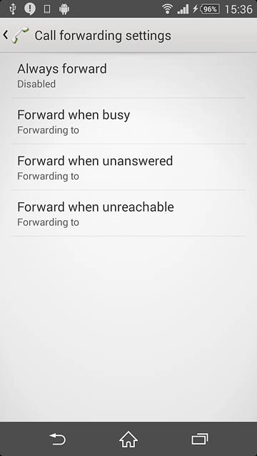Forward when unanswered