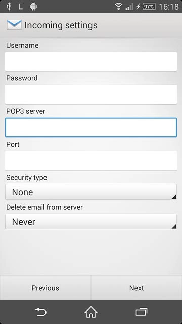 Press the field below 