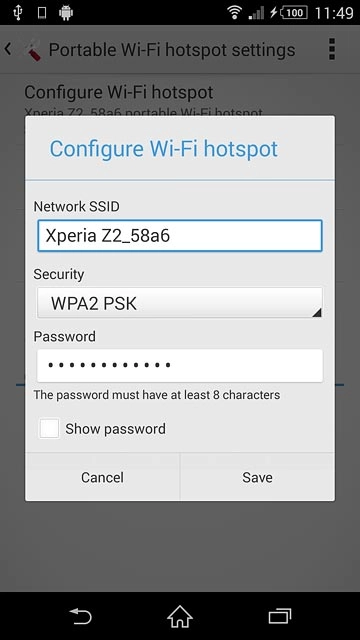 Press the field under 