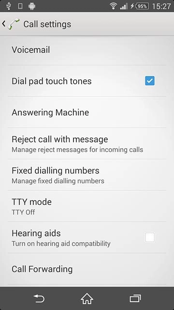 Press Call Forwarding.