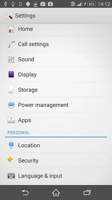 Press Language & input.