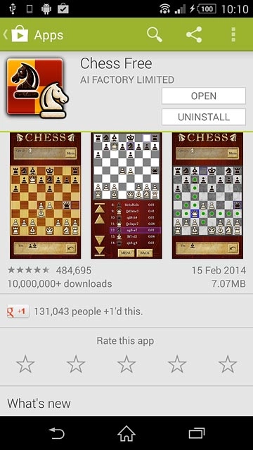 Follow the instructions on the display to install the app.Press the home icon to return to the home screen.