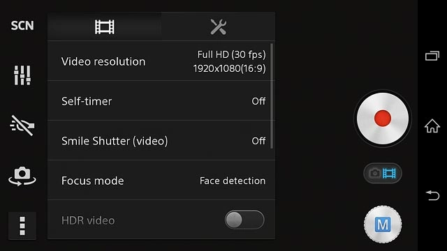 Press Video resolution.