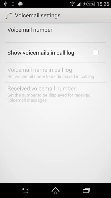 Press Voicemail number.
