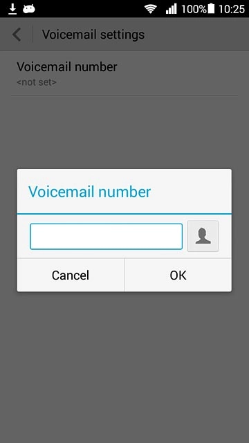 Key in +61414121121 and press OK.