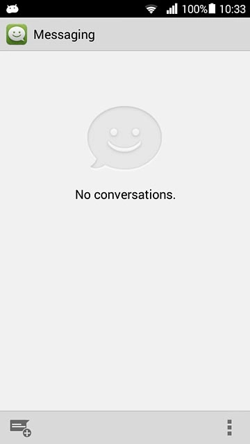 Press the new message icon.