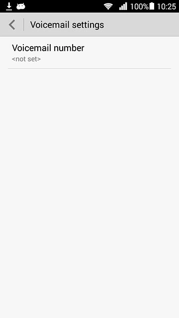 Press Voicemail number.