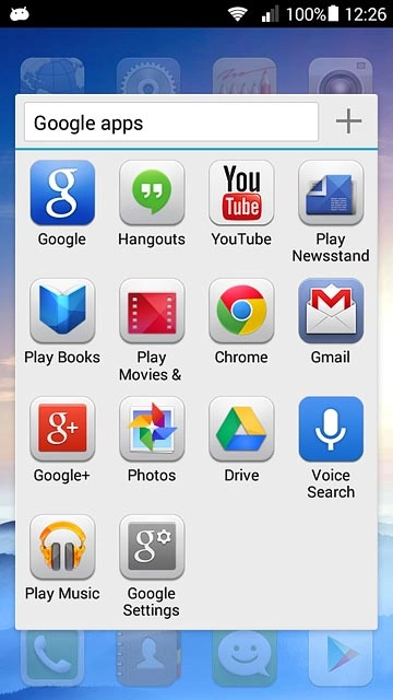 Press Google Settings.
