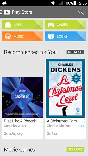 To search by category:Press APPS or GAMES.