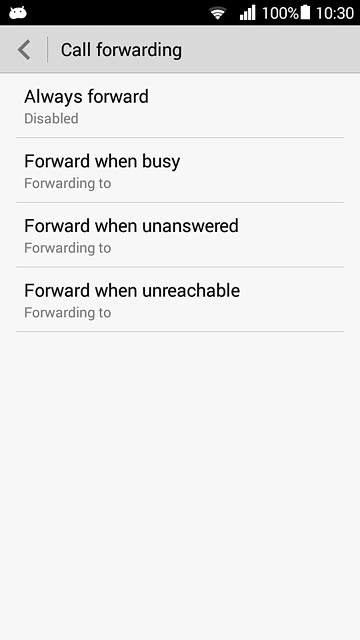 Forward when unanswered