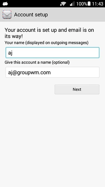 Press the field below 