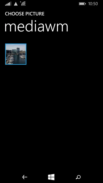 Press the required picture.