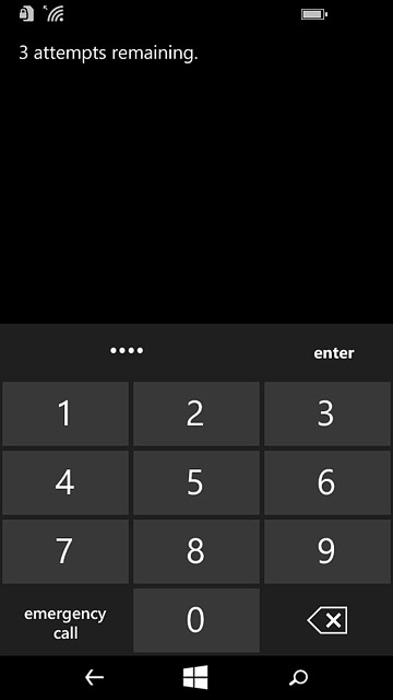 Key in your PIN and press enter.If your phone rejects the SIM:Contact your distributor or service provider where you bought your phone.