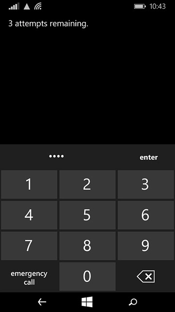Key in your PIN and press enter.