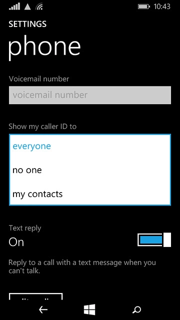 Press everyone, no one or my contacts.