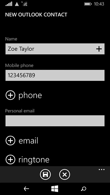 Press the field below 