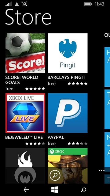 To search by name:Press the search icon.