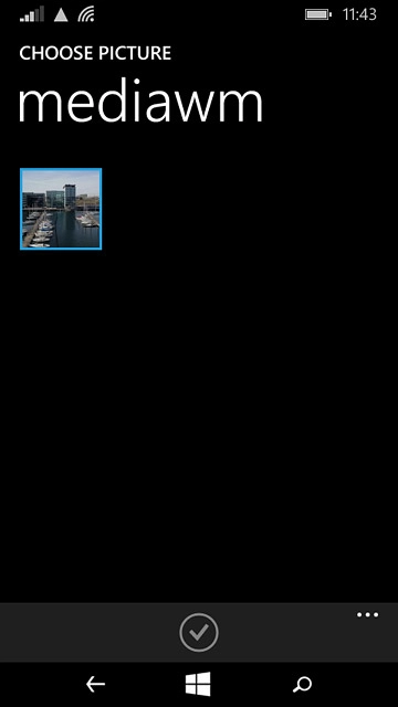 Press the required picture.