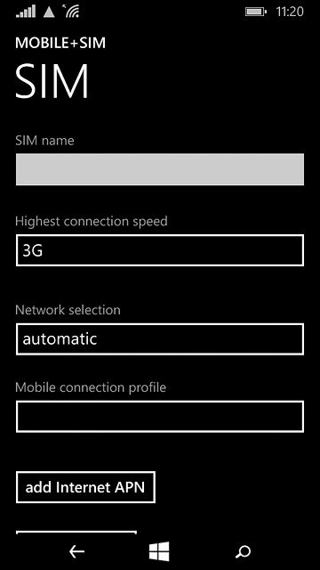 Press the field below 