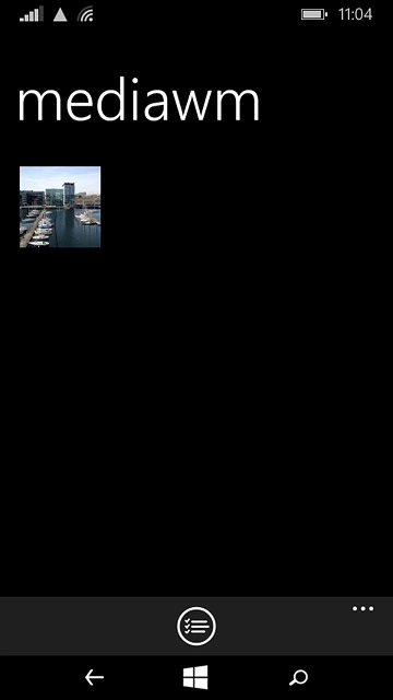 Go to the required folder.Press and hold the required file until a pop-up menu is displayed.
