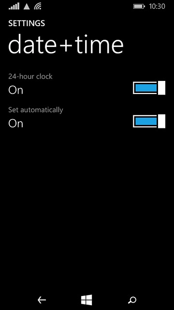 Press the home icon to return to the home screen.