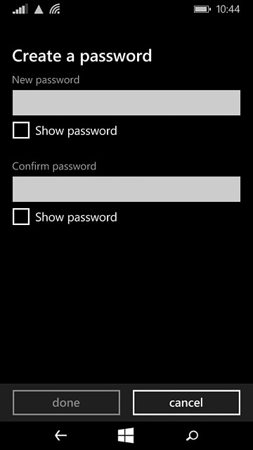 Press the field below 