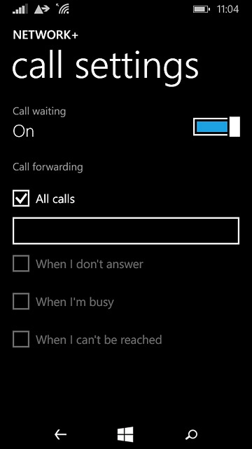 Press the home icon to return to the home screen.