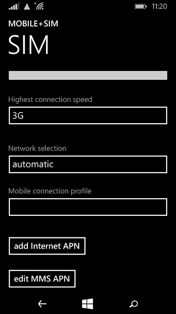 Press the home icon to return to the home screen.