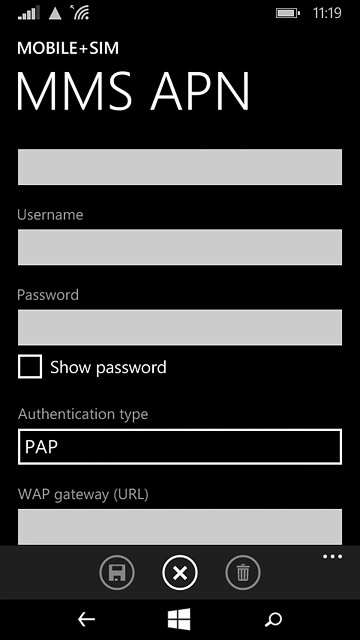 Press the drop down list below 