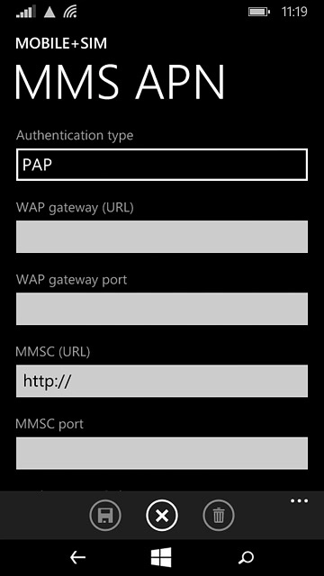 Press the field below 