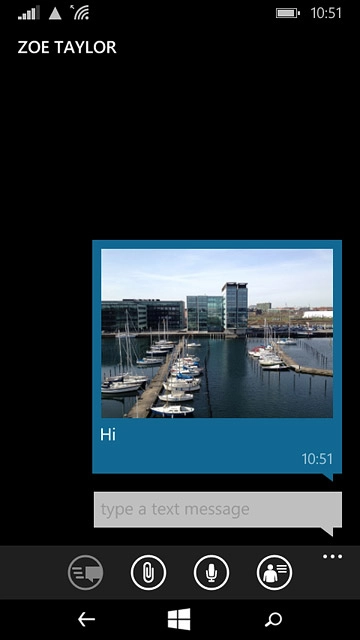 Press the home icon to return to the home screen.