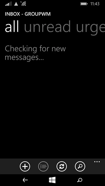 Press the home icon to return to the home screen.