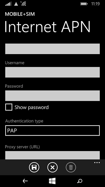 Press the save icon.