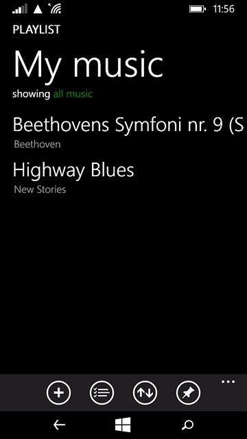 Press the return icon twice.