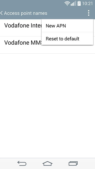 Press New APN.
