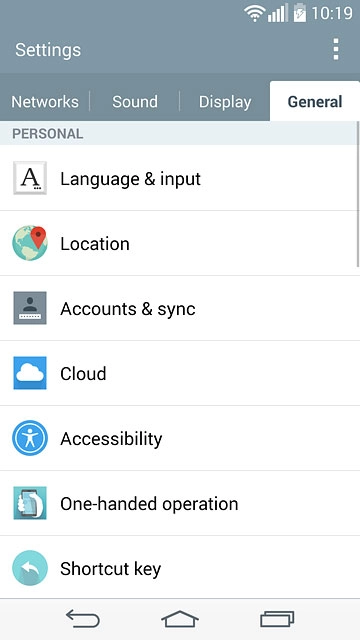 Press Language & input.