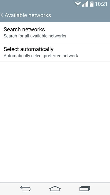 Press Select automatically.