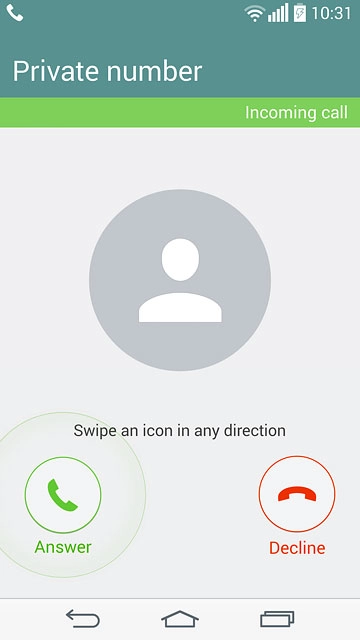 Drag Answer upwards.