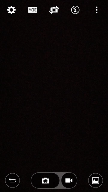 Press the video light icon to turn the function on or off.