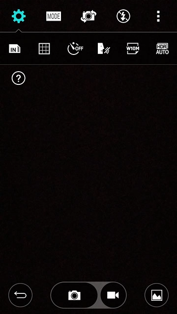 Press the resolution icon.