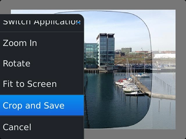 Press Crop and Save.