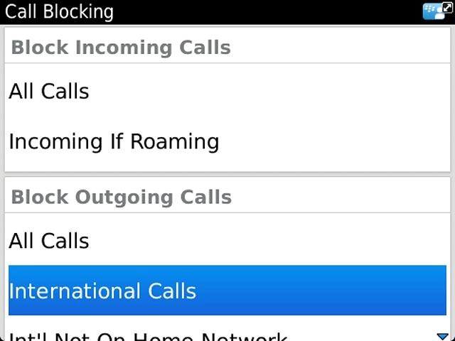 International Calls