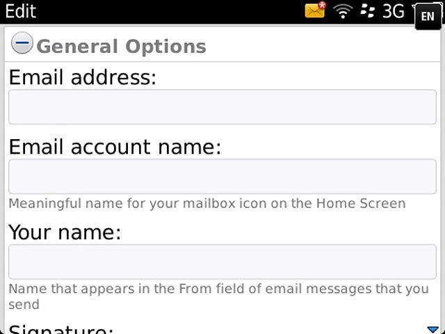 Press the field below 